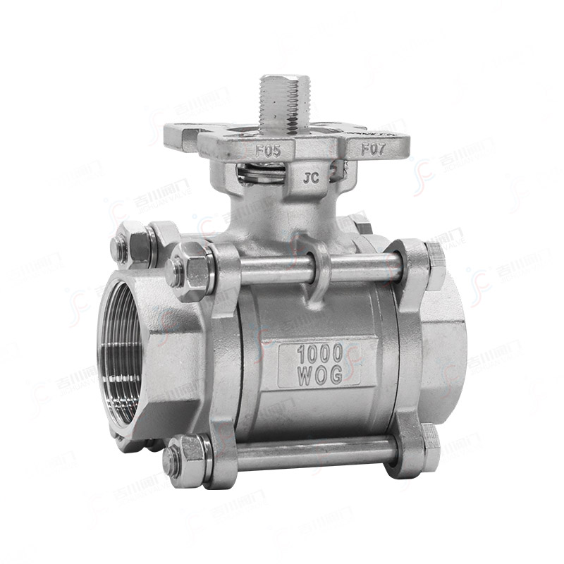 三片式丝扣高平台球阀