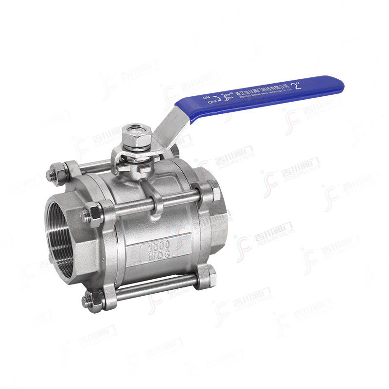 三片式丝扣球阀